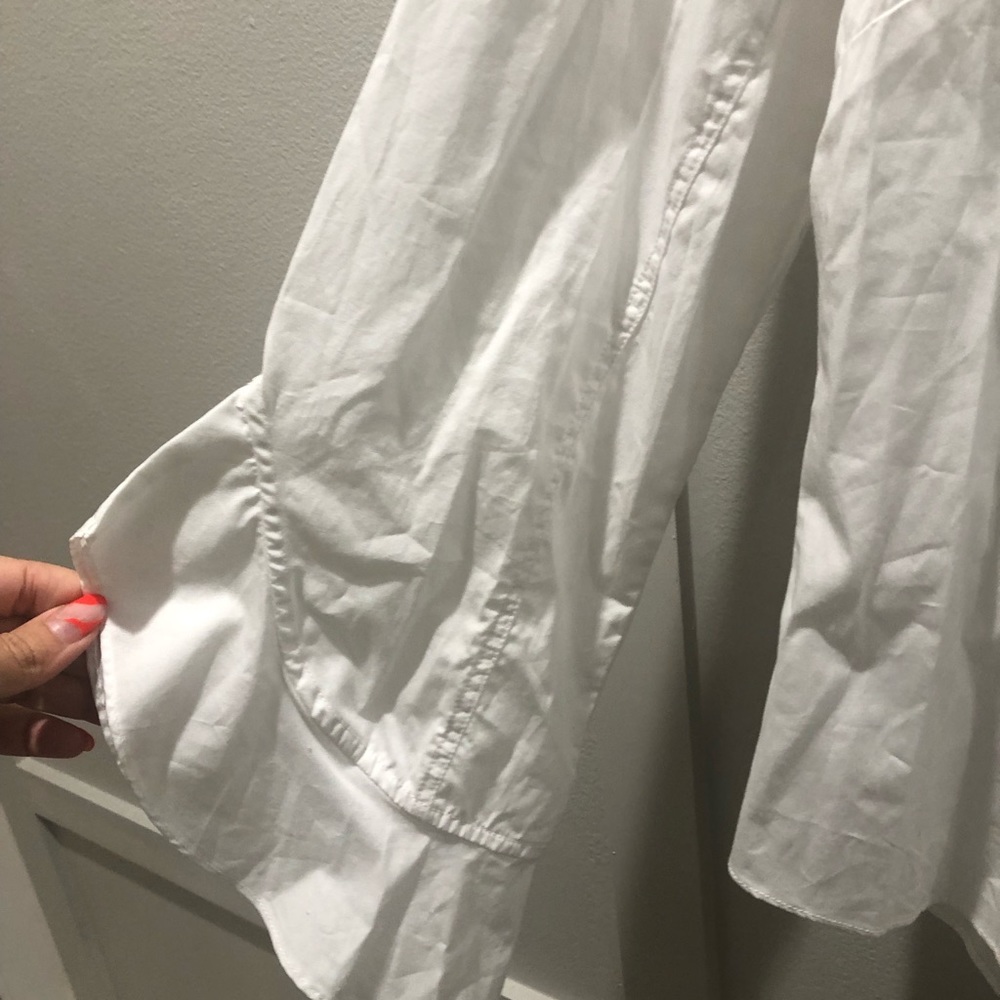 Free People Tortoise Shell Button Up - image 4